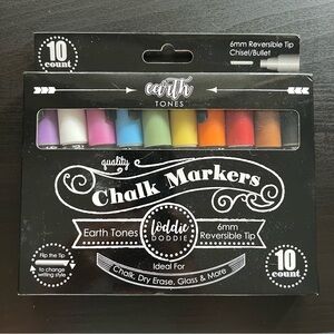 LODDIE DODDIE chalk markers 10 count earth tones new